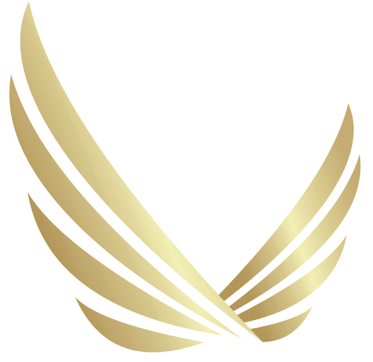 MH Real Estate Group golden wings emblem